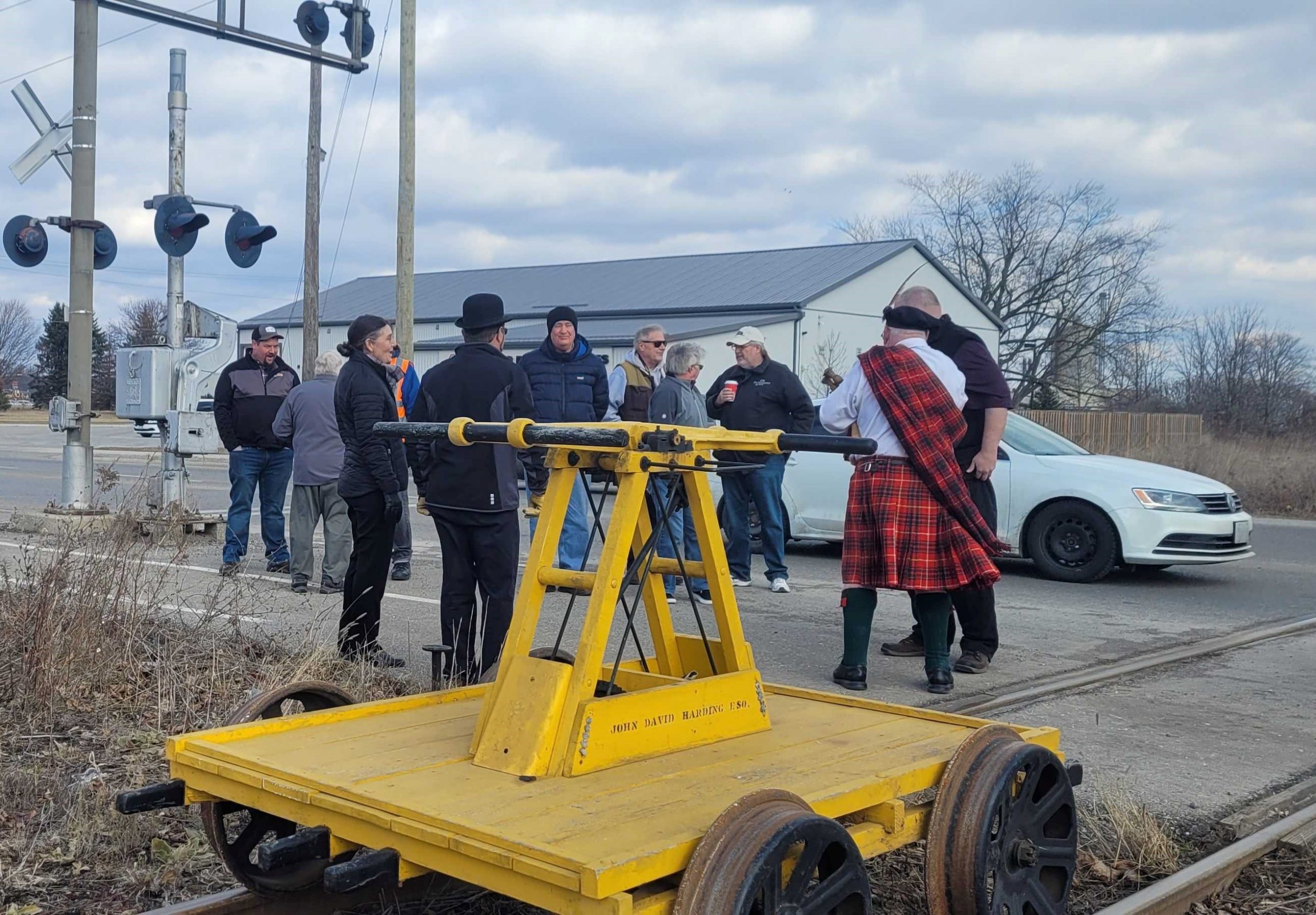 David Harding's handcar