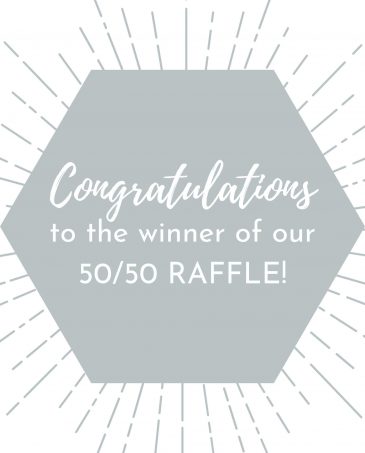Congratulations to Our 50/50 Winner!