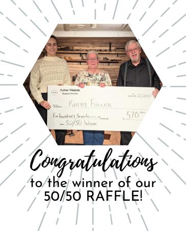 Congratulations to Our Second 50/50 Winner!