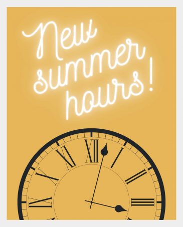 New Summer Hours