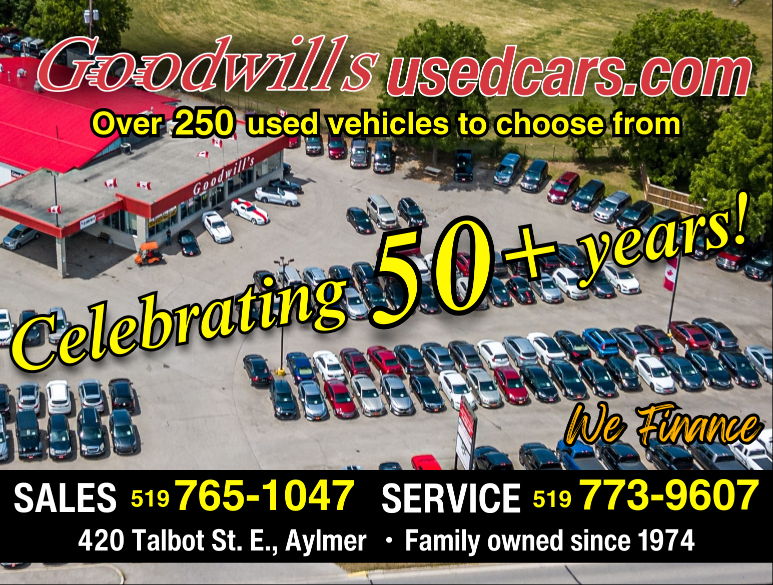 Goodwill's Used Cars - Celebrating 50+ years