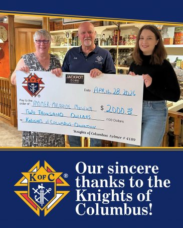 Heartfelt Thanks to the Knights of Columbus!